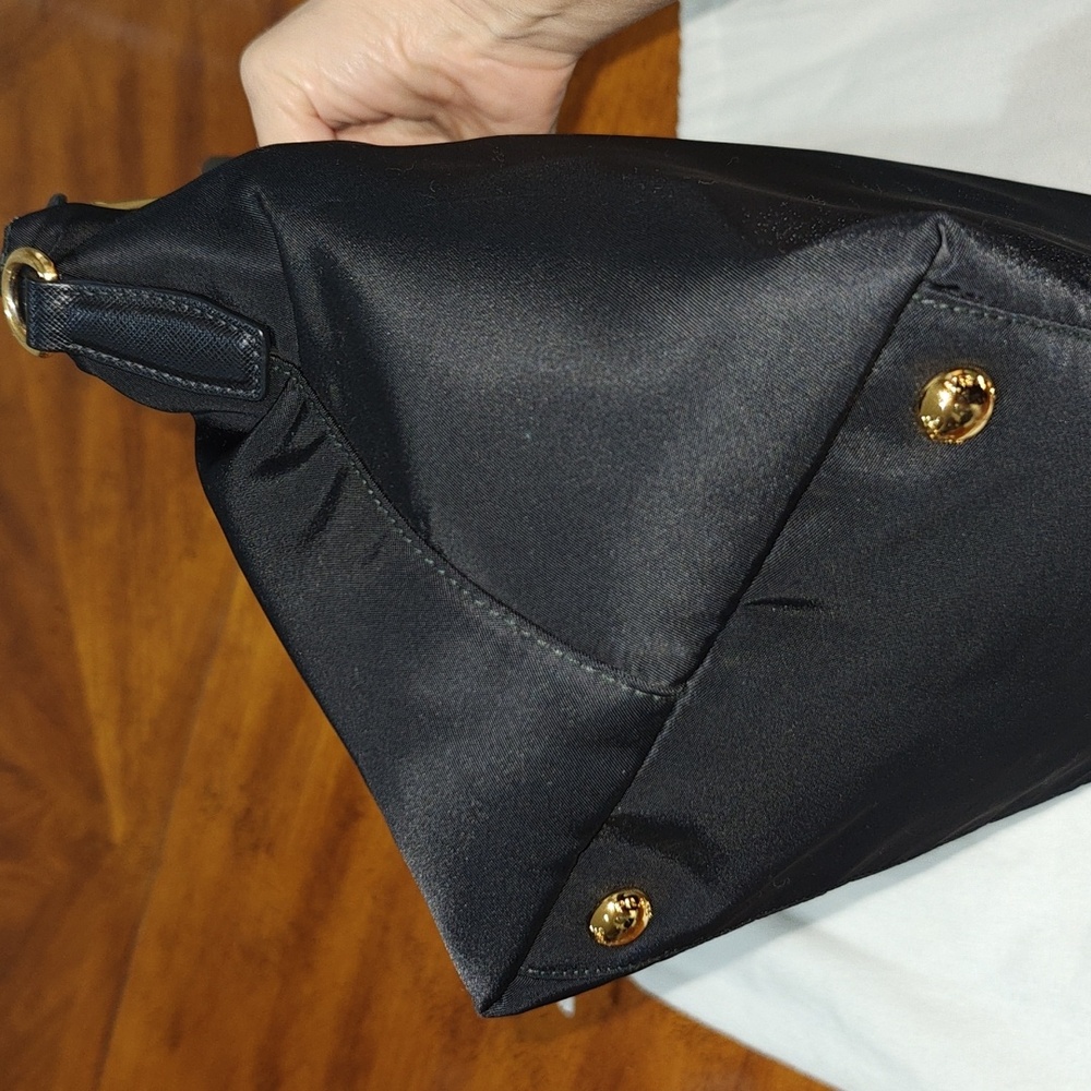 Prada Black Nylon And Leather Satchel Bag - Picture 6 of 17